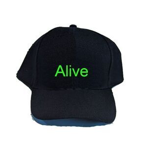 ExyFunShop Alive Black Hat Unisex Headwear Vibrant Energy